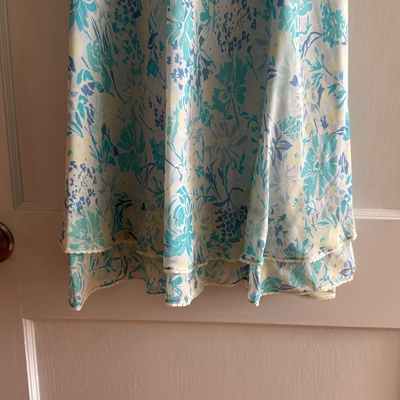 Ann Taylor floral dress sleeveless strap dress - Picture 6 of 9